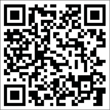 QR code with a dense pattern of black and white squares. Beskrivelse genereret af AI