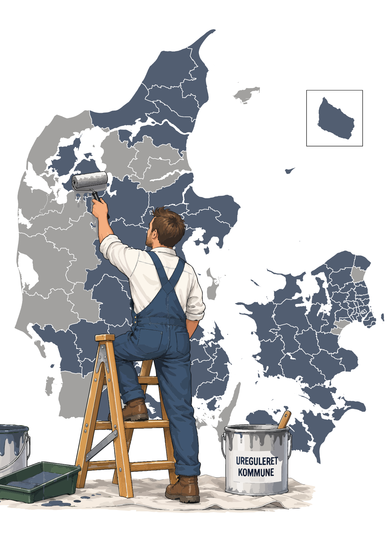 Reguleret Kommune Kort